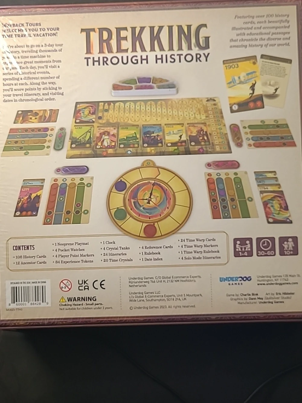 Trekking Through History Board Game Family Game Night Educational History NEW - Picture 2 of 5